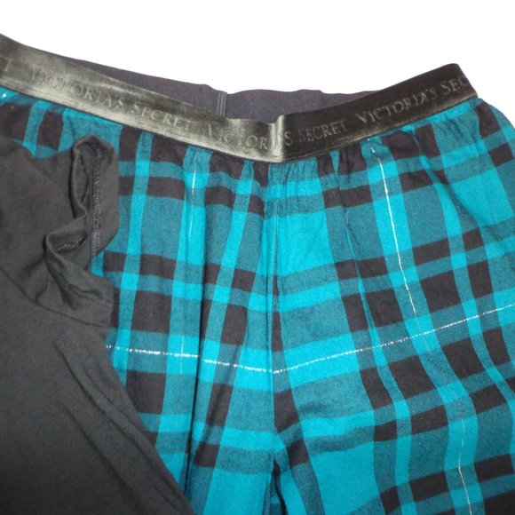 FIRM VICTORIA'S SECRET Flannel Tee-jama Set XS - Picture 5 of 15